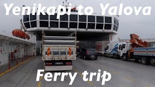 Yenikapı to Yalova roundtrip ferry ride on IDO ferry Yavuz Sultan Selim1 [upl. by Enyt]