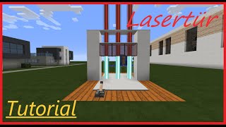 Minecraft Redstone Lasertür bauen  tutorial [upl. by Ennovaj154]