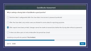LinkedIn Quickbooks Assessment Test with correct answers [upl. by Sissel]