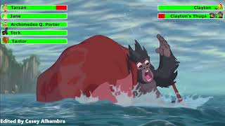 Tarzan 1999 Claytons Men Capture GorillasTarzan and Company rescue Gorillas HD [upl. by Siravart]