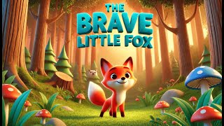 The Brave Little Fox  Animated Kids Story About Friendship Kindness and Bravery [upl. by Anehsuc599]