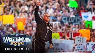 FULL SEGMENT — The Rock kicks off WrestleMania WrestleMania XXVII [upl. by Klemm]