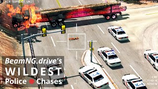 BeamNGdrives Wildest Police Chases  Episode 1 [upl. by Ahsienod711]