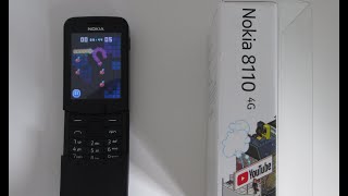 Nokia 8110 4g Mobile Phone Cell Phone Matrix Phone Unboxing amp Review New Latest Nokia 2018 [upl. by Erleena]