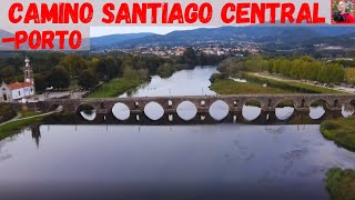 Camino of Santiago  Portuguese  Central  From Oporto Porto to Valença Caminho Portugues [upl. by Hajed]