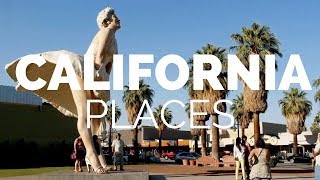 10 Best Places to Visit in California  Travel Video [upl. by Annahael]