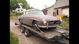 1963 Mercedes 190 SL Restoration Project [upl. by Dougy]