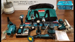 Makita XT801X1 Combo Kit  unboxing [upl. by Naeloj]