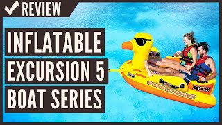 Intex Excursion 5 Inflatable Boat Series Review [upl. by Ardnyk439]