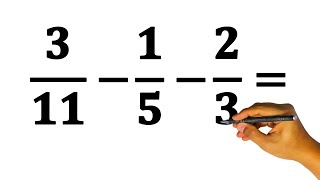 ⚠️ MATEMÁTICA BÁSICA  SUBTRAÇÃO DE FRAÇÕES COM DENOMINADORES DIFERENTES 🙌  SEM MMC [upl. by Irahc]