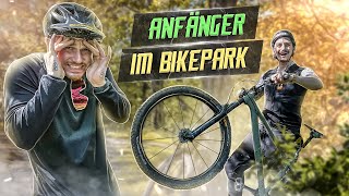 Als Mountainbike ANFÄNGER direkt in BIKEPARK mit MTB HARDTAIL  Canyon Stoic [upl. by Ademla]