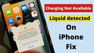 How to fix “Charging Not Available”Liquid detected fix on iPhone 2021 [upl. by Yddet873]