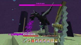 Minecraft Xbox  Quest To Kill The Ender Dragon  The Battle  Part 24 [upl. by Namrehs]