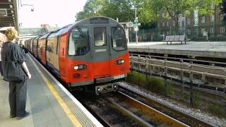 London Underground Jubilee Line 1996 Tube Stock From West Ham To Canada Water 30th August 2024 [upl. by Rednaxela579]