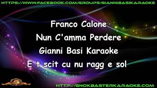 Franco calone Karaoke nun camma perdere [upl. by Buatti267]