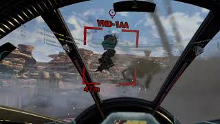 Mechwarrior 5 VR Gameplay  Base assault with Timberwolf amp fire support from a Leopard dropship [upl. by Eibmab]