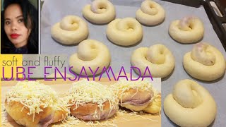 Ensaymada recipe with Ube halaya  ensaymada recipe  no artificial flavouring [upl. by Niarb697]