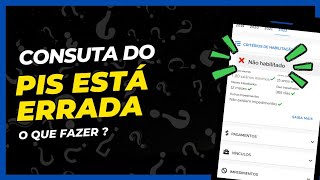 PIS não HABILITADO no app carteira digital de trabalho 2024  COMO resolver Rápido [upl. by Skelly]