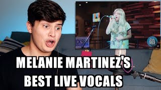 Vocal Coach Reaction to Melanie Martinez Best Live Vocals [upl. by Wicks]