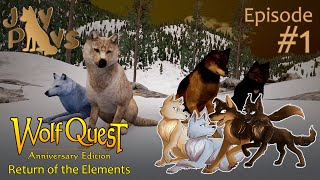 A New Pack Rises  WolfQuest AE Return of the Elements Multiplayer Collab 1 [upl. by Leirvag]