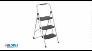 Werner 3 Step Steel Folding Step Ladder [upl. by Llehsam]