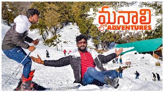 Adventure Activities In Manali  Solang Valley  Telugu Traveller [upl. by Stempien]