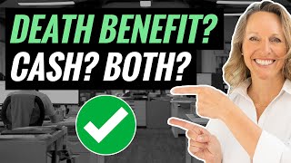 Cash Value vs Death Benefit  Cash Value Life Insurance Explained  Gail Longenecker [upl. by Refinej925]