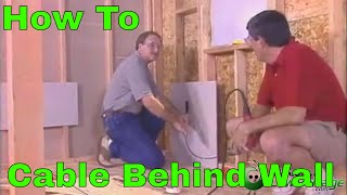 How to Run Ethernet Cable Through Walls [upl. by Doris]