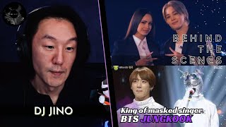 DJ REACTION to JIMIN SLOW DANCE BEHIND amp JUNGKOOK MASKED SINGER IF YOU [upl. by Karee]