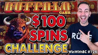 🦬 100 Spins Challenge On Buffalo Cash 🦬 [upl. by Grantham]