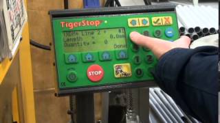 PMI20 Upcut Saw with a TigerStop Positioning System [upl. by Krystin]