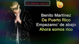 Bad bunny  Desde El Corazon♥ LETRA [upl. by Leone764]