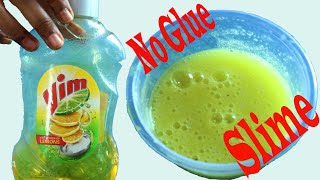 DISH SOAP SLIME NO GLUE AND BORAX How to Make Slime With Vim Dish Wash Soap Natural Beauty Hacks [upl. by Lam23]