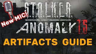 STALKER Anomaly 15 Complete Artifacts Guide [upl. by Eemak]