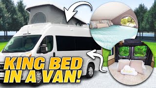 AMAZING KING BED Seat 5 Sleep 5 2022 Zion Slumber by Roadtrek Camper Van [upl. by Chenay]