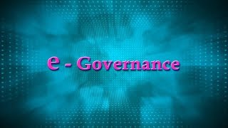 Electronic Governance in India [upl. by Erdnua]