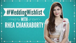 WeddingWishlist with Rhea Chakraborty Pinkvilla Fashion Bollywood [upl. by Orms]