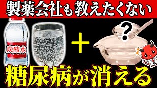 【血糖値239→99】食前に飲むだけ！炭酸水に混ぜて飲むと血糖値やHbA1cを劇的に下げるやばい食べ物7選【糖尿病・高齢者・血糖値・HbA1c】 [upl. by Ecyaj]