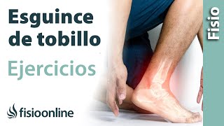 ESGUINCE de TOBILLO Ejercicios para mejorar la MOVILIDAD ARTICULAR [upl. by Ellehcir581]