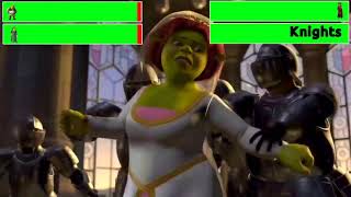 Shrek 2001 Final Battle with healthbars 55k Special [upl. by Airym]