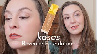 MASK FRIENDLY Kosas Revealer Foundation Review [upl. by Lucchesi404]