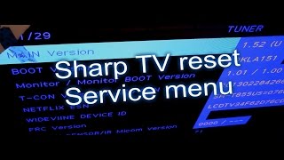 3 ways to reset TVs Sharp TV fix review [upl. by Eelyram432]