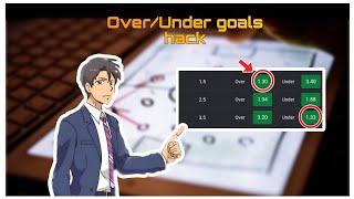 The Real Secret to Over amp Under goals betting success  Hack to Always win with OverUnder goals [upl. by Kikelia827]