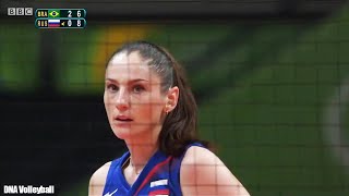 โคเชเลว่า vs เซอร์เบีย บราซิล โอลิมปิก 2016 Tatiana Kosheleva vs serbia amp brazil volleyball olympics [upl. by Aokek276]