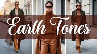 Earth Tone Fashion Trends That Will Make You Look AMAZING [upl. by Peugia]