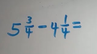 Subtracting Mixed Numbers Example 2 [upl. by Ahsakal]