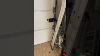 Automatic Garage door Lock  Being in Action  Elocksys Garage Door Lock [upl. by Gastineau]