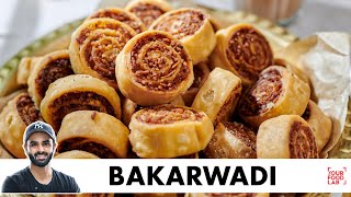 Crispy Bakarwadi  Tips amp Tricks for Perfect Bakarwadi  स्वादिष्ट खस्ता बाकरवड़ी  Chef Sanjyot Keer [upl. by Anirtik]