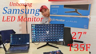 LED Monitor Samsung 27quot  Unboxing [upl. by Aynik]