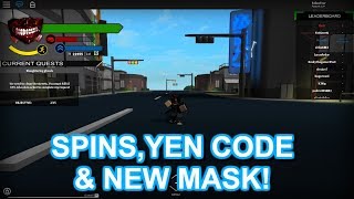 Ghouls  Bloody Nights  SPINS amp YEN CODE amp NEW MASK [upl. by Ayidah488]